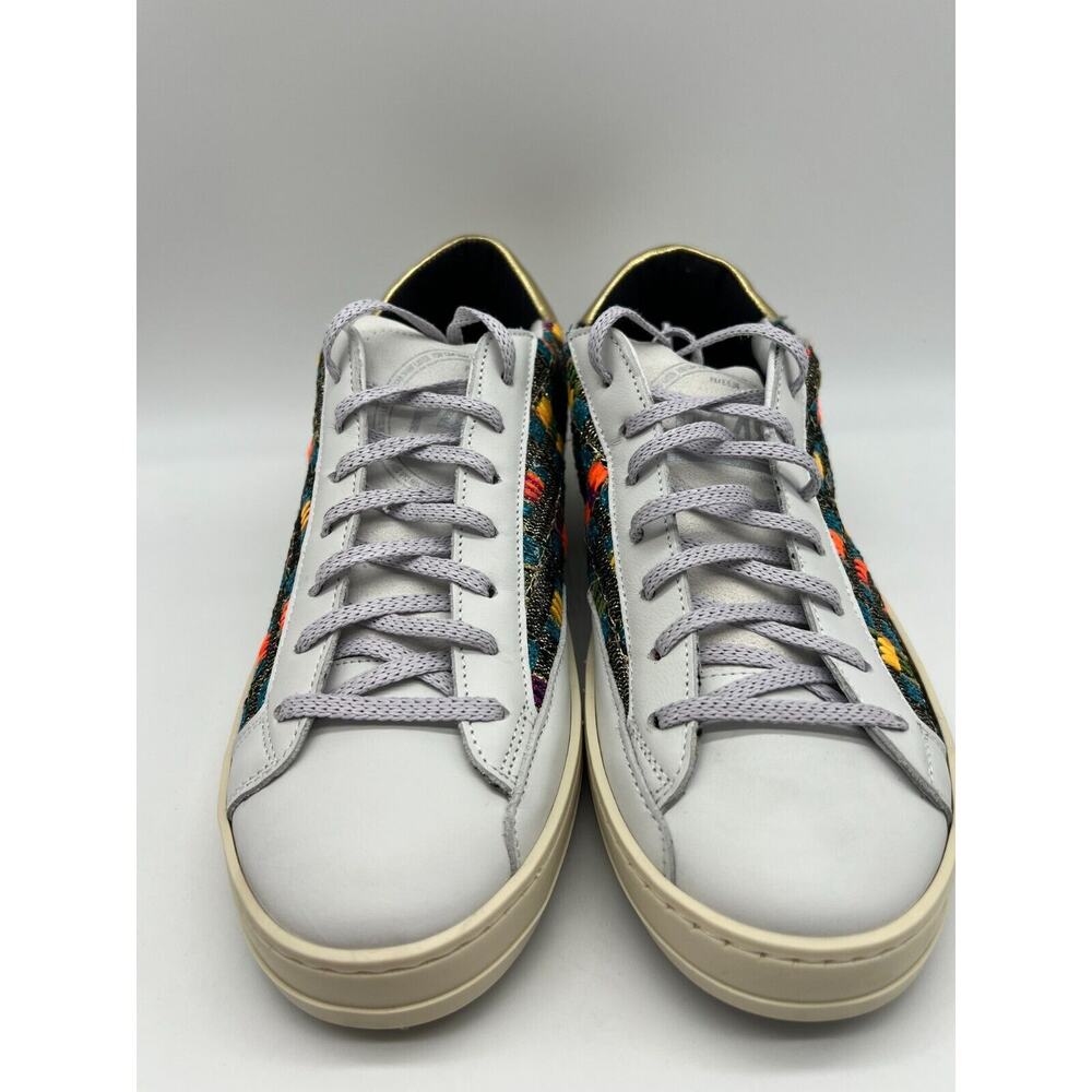 P448 John Malhia Low Top Multicolor Women’s Sneakers Size EUR 39/Us 9 NEW - Picture 7 of 12